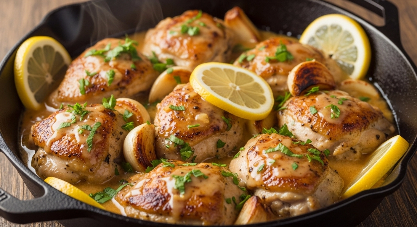 Lemon Garlic Chicken Longhorn Recipe